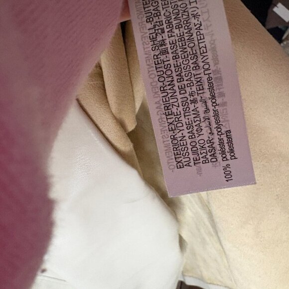 Zara Soft Faux Leather Midi Maxi Dress Ecru White Size Small - Picture 9 of 9